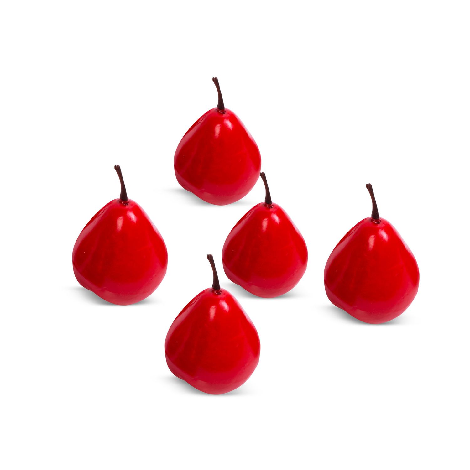Decor de Craciun, fructe rosii, 6 cm, 5 buc/pachet fotografia produsului