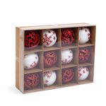 Set decor pentru brad, globuri, 6 cm, 12 buc / set fotografia produsului
