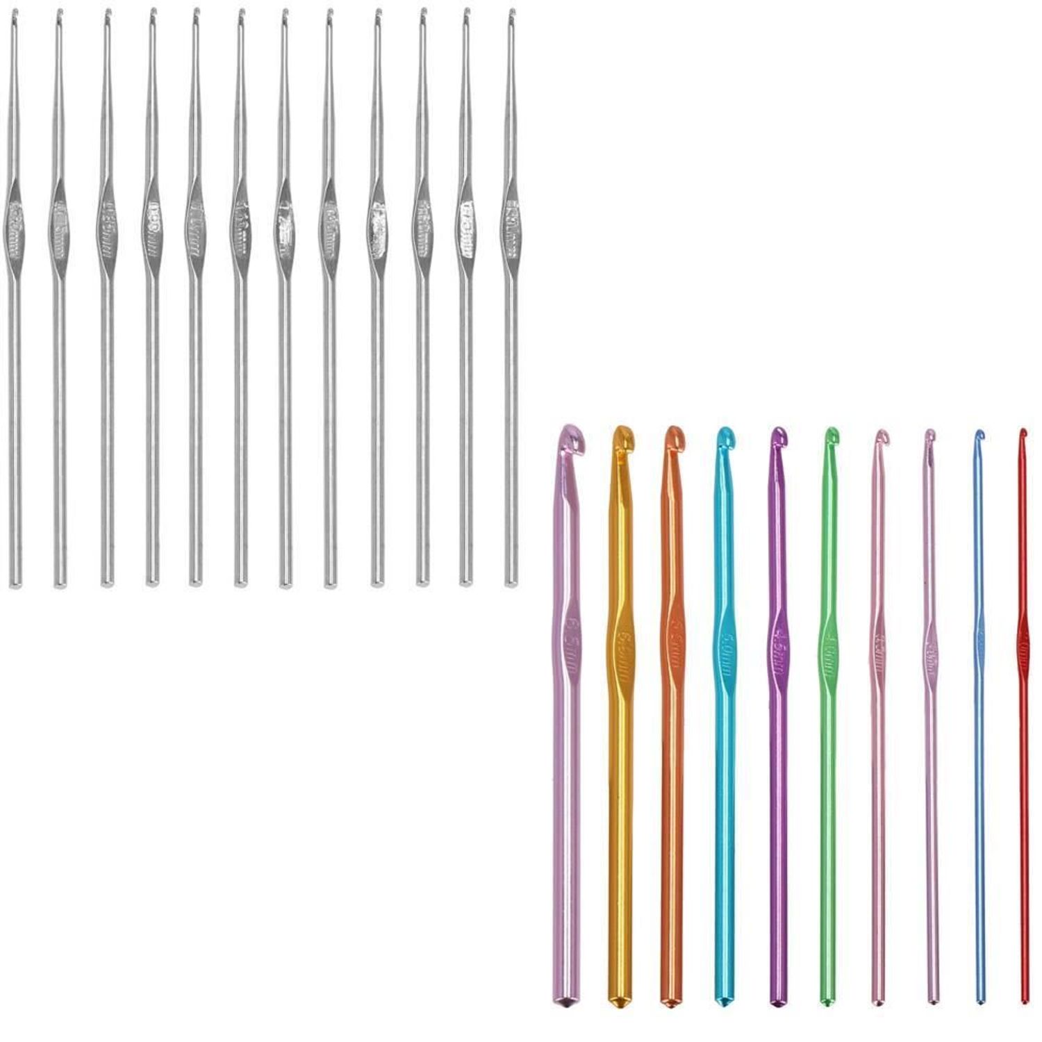Crosete, multicolore, cu trusa, set 22 buc, 0.6-6.5 mm, Springos fotografia produsului View 7 L