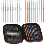 Crosete, multicolore, cu trusa, set 22 buc, 0.6-6.5 mm, Springos fotografia produsului View 14 S