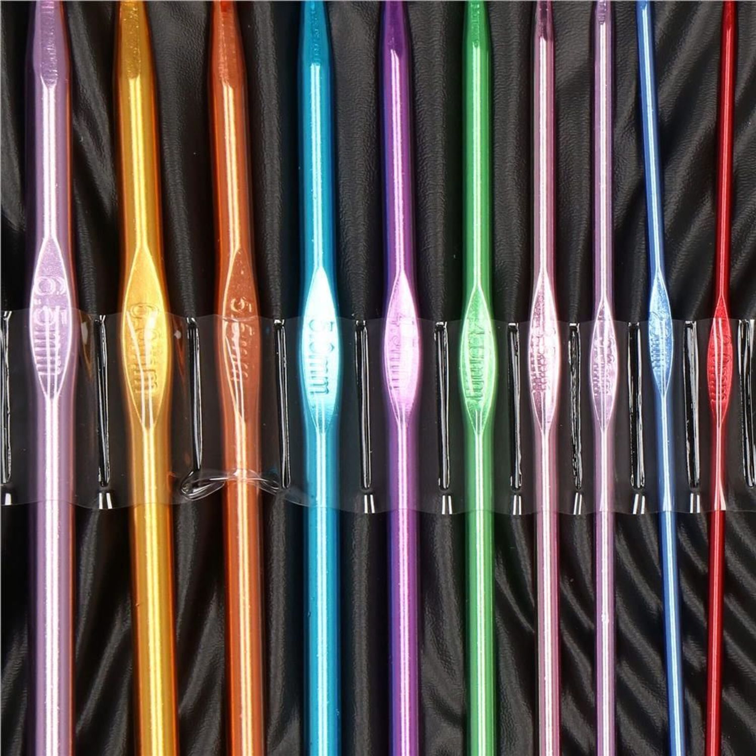 Crosete, multicolore, cu trusa si accesorii, set 100 buc, 0.6-6.5 mm, Springos fotografia produsului View 18 L