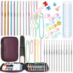 Crosete, multicolore, cu trusa si accesorii, set 100 buc, 0.6-6.5 mm, Springos fotografia produsului View 8 S
