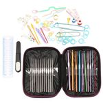 Crosete, multicolore, cu trusa si accesorii, set 100 buc, 0.6-6.5 mm, Springos fotografia produsului View 11 S
