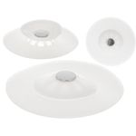 Dop/sita pentru cada/chiuveta, din silicon, diametru 10 cm - Alb fotografia produsului View 4 S