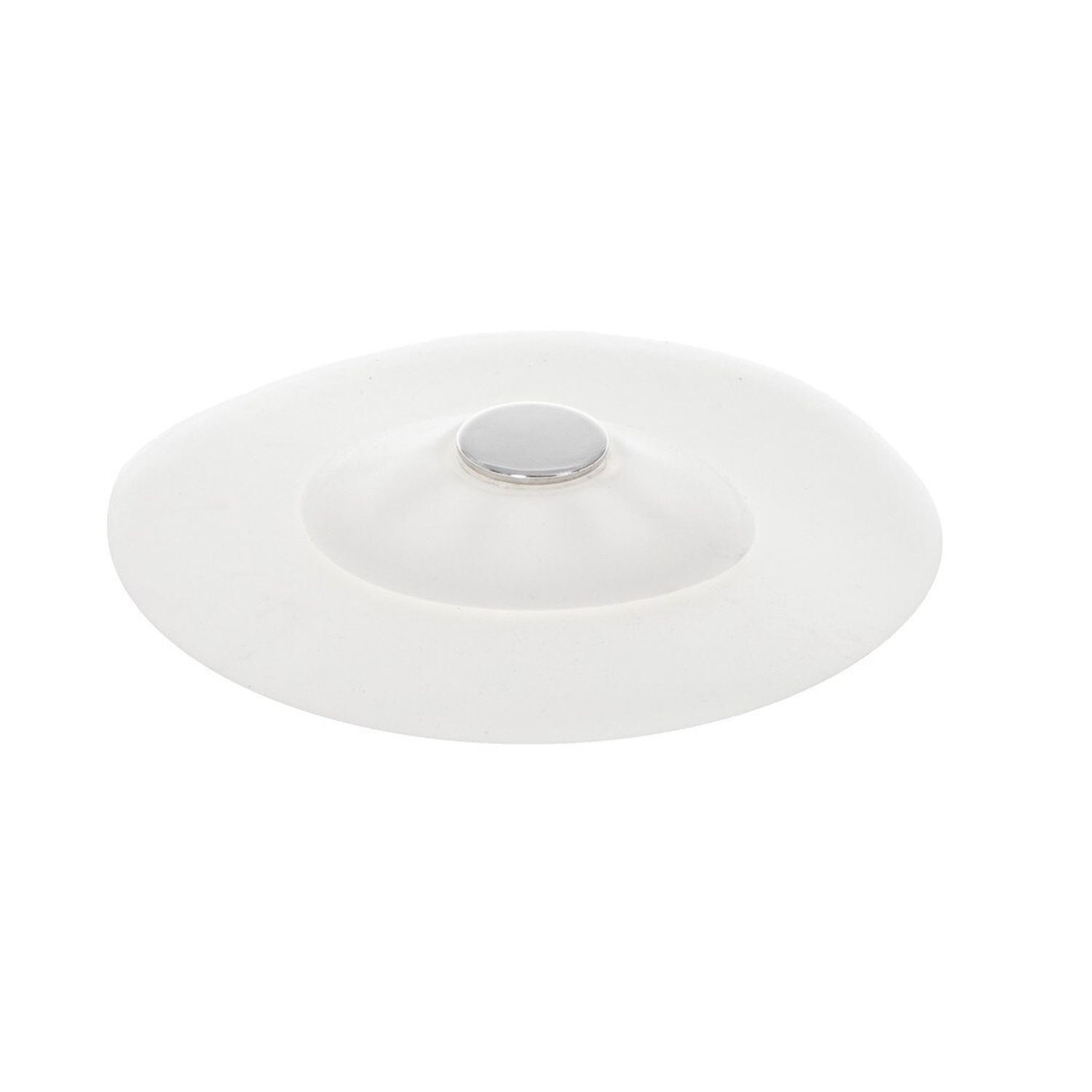Dop/sita pentru cada/chiuveta, din silicon, diametru 10 cm - Alb fotografia produsului
