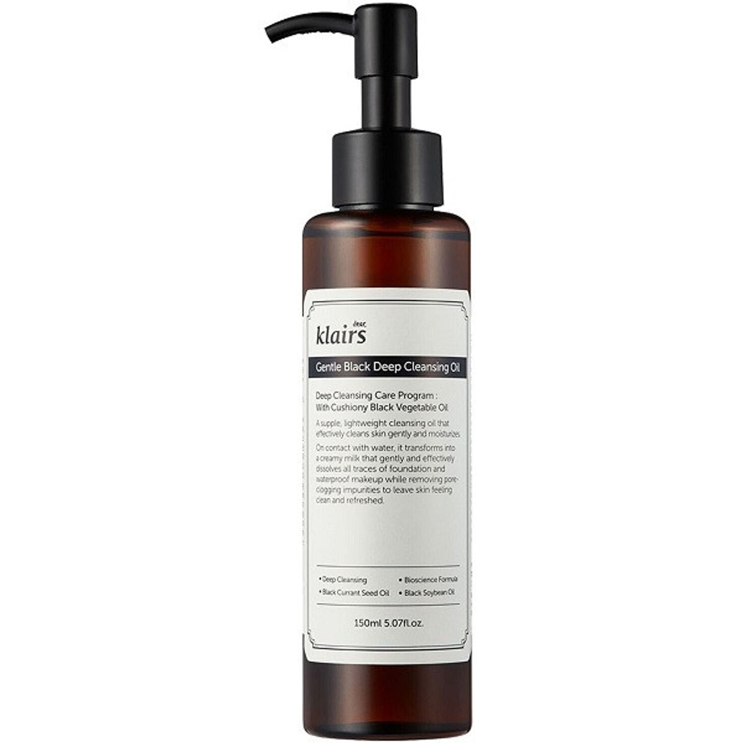 Ulei demachiant negru Klairs, 150 ml fotografia produsului