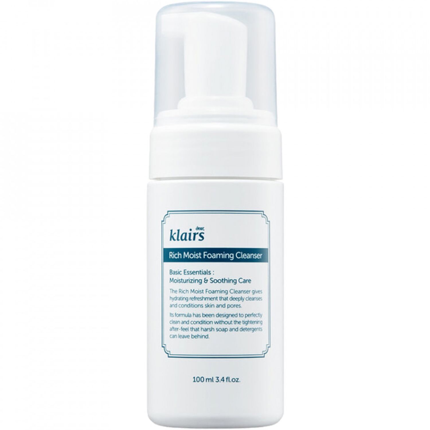 Spuma de curatare Klairs Rich Moist, 100 ml fotografia produsului