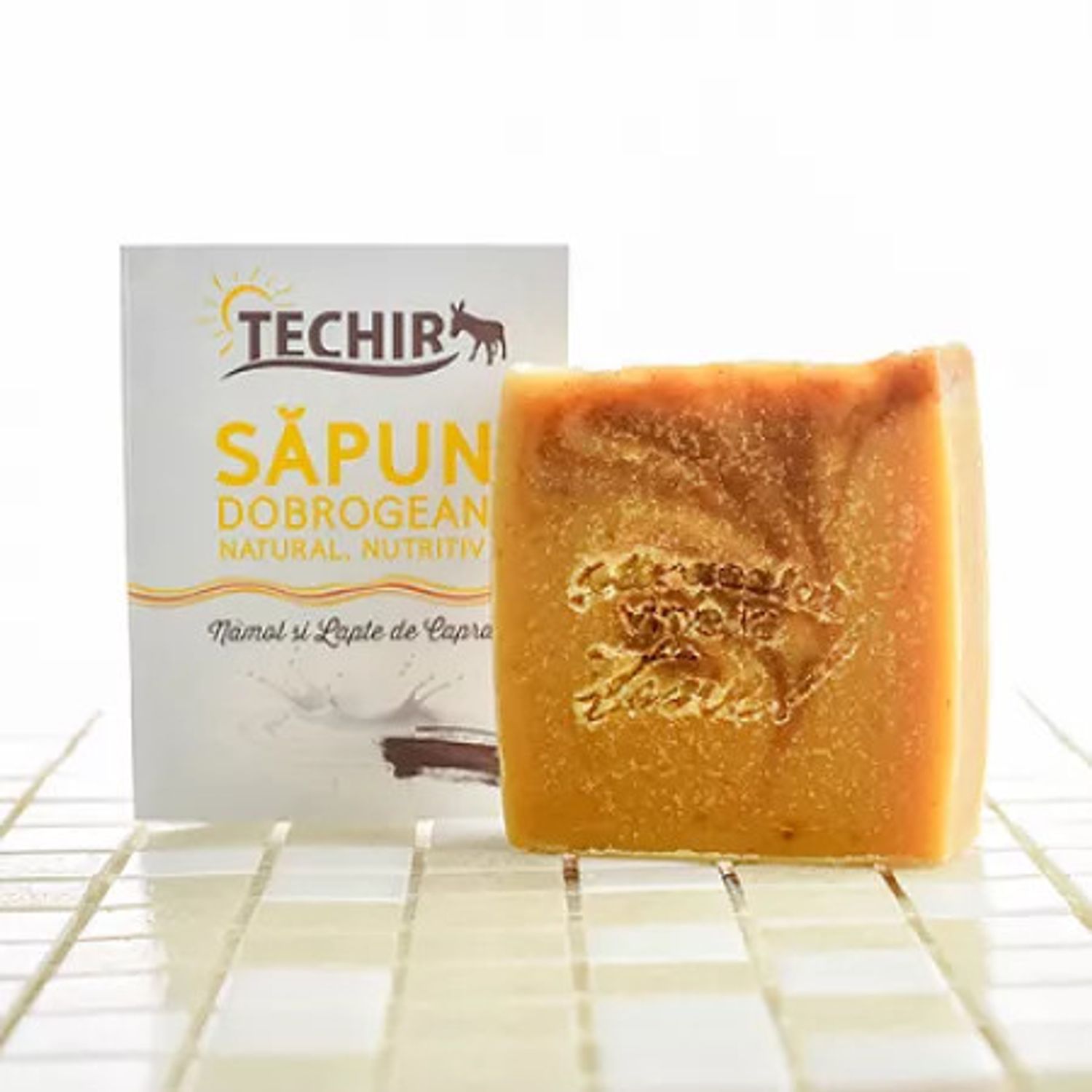 Sapun natural dobrogean nutritiv 120 g Techir fotografia produsului