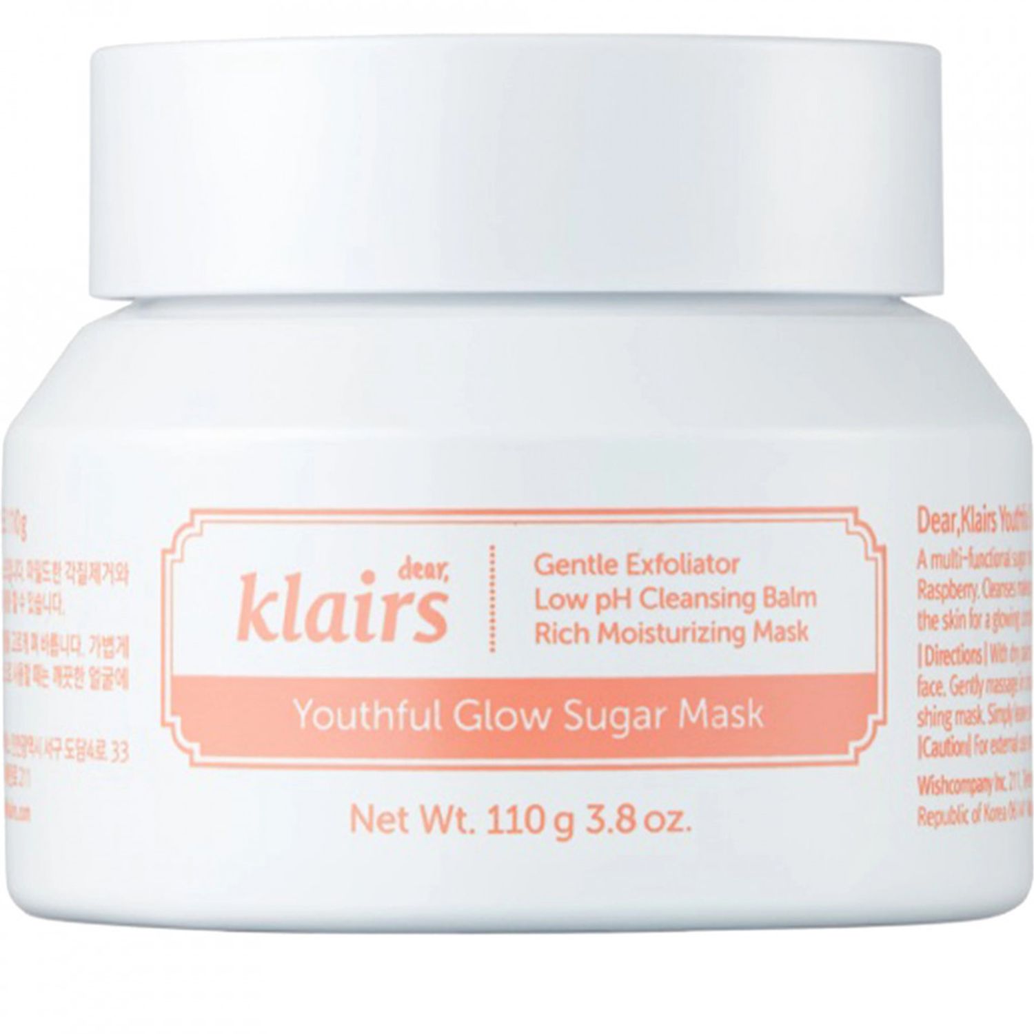 Masca de fata Klairs Youthful Glow Sugar, 110 g fotografia produsului