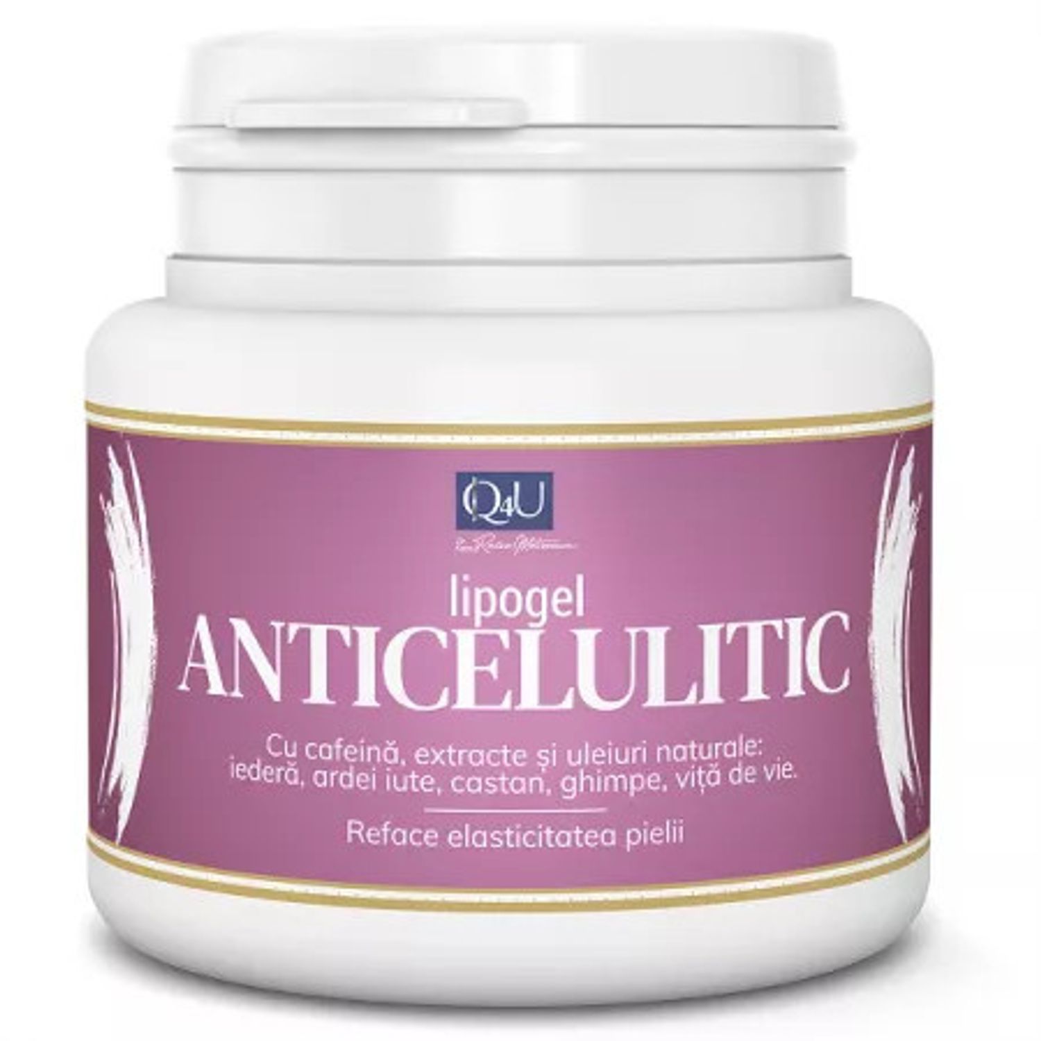 Lipogel anticelulitic Q4U 500 ml Tis Farmaceutic fotografia produsului