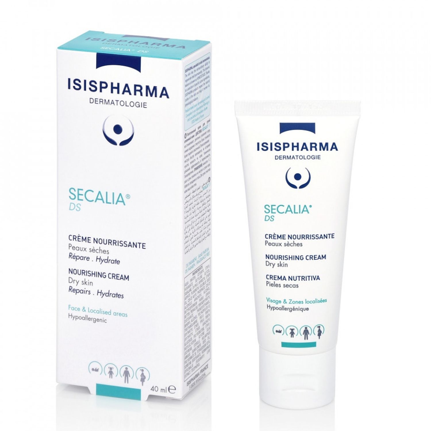 Emulsie hidrolipidica Isispharma Secalia DS, 40 ml fotografia produsului