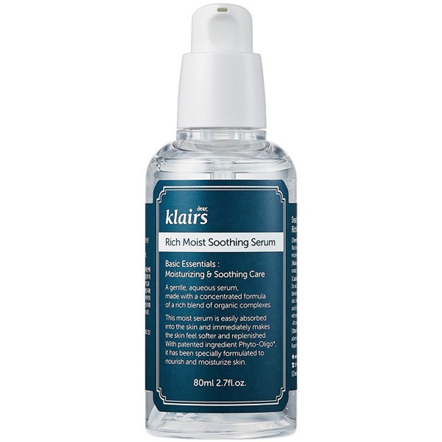 Ser calmant ultrahidratant Klairs Rich Moist, 80 ml fotografia produsului