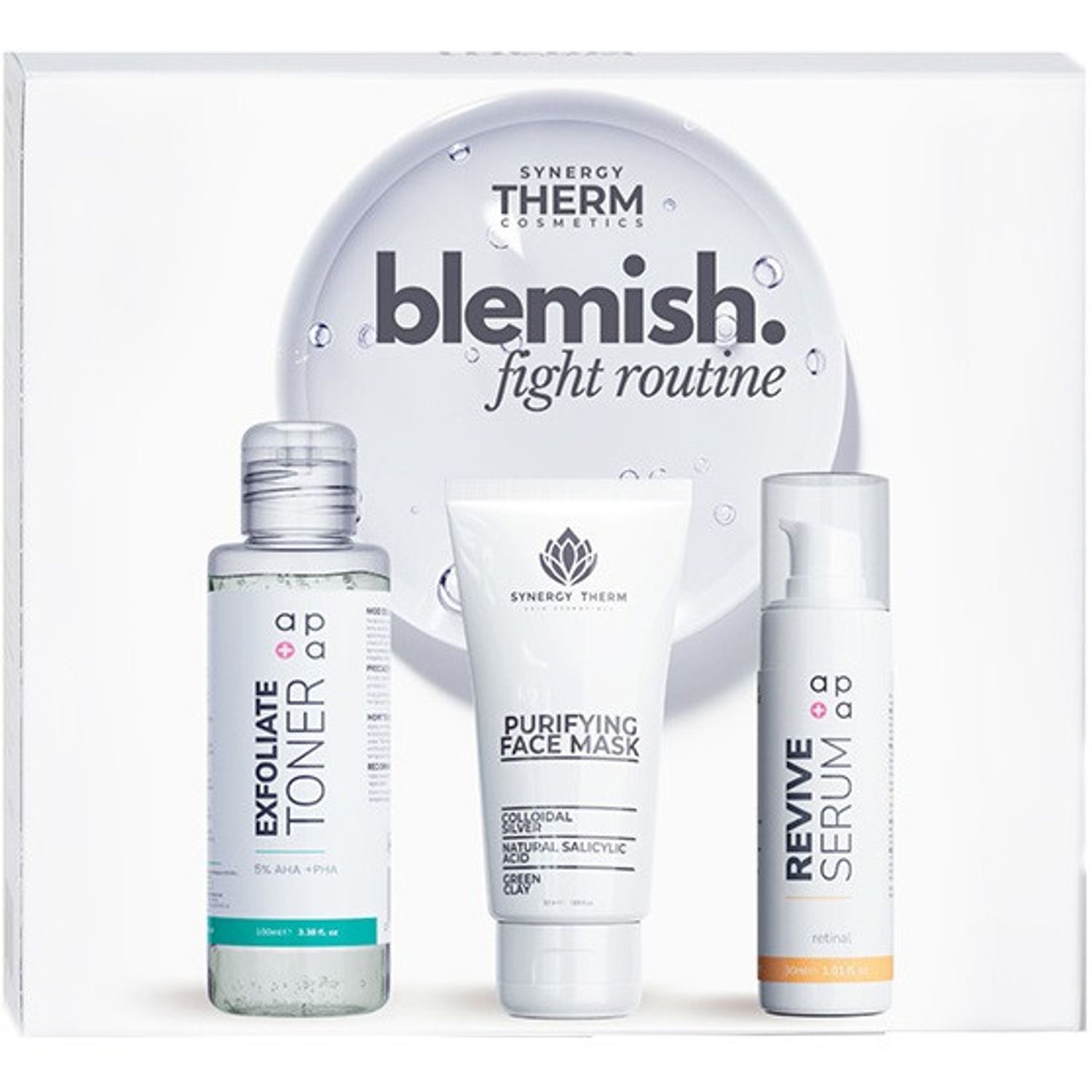 Set Blemish Fight Routine, Synergy Therm, Toner exfoliant fotografia produsului