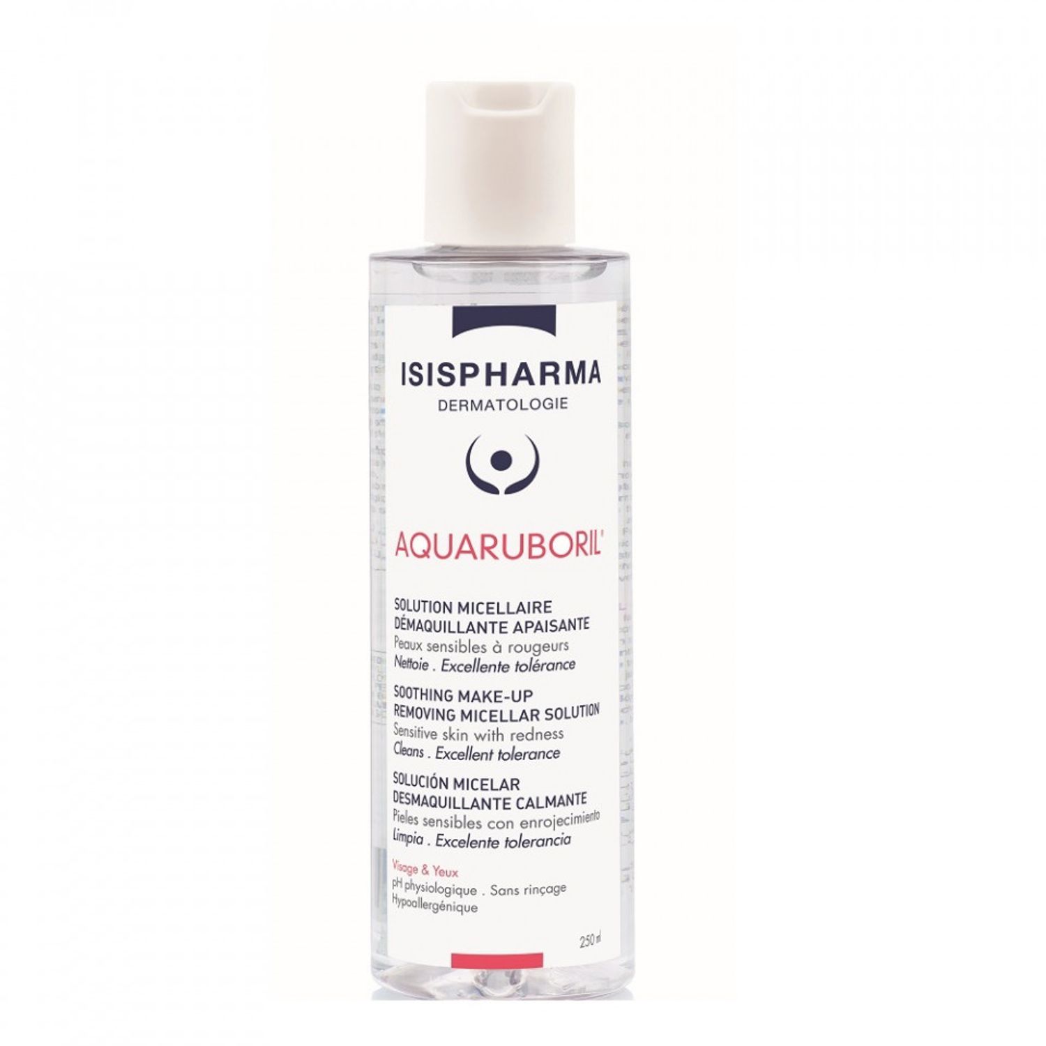 Solutie micelara demachianta Isispharma Aquaruboril, 250 ml fotografia produsului