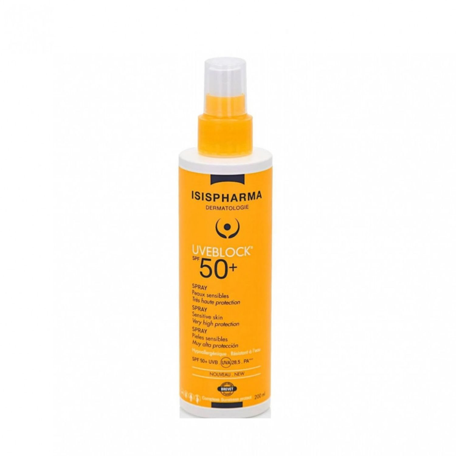 Spray cu protectie solara Isispharma UVEBLOCK SPF 50+, 200 ml fotografia produsului