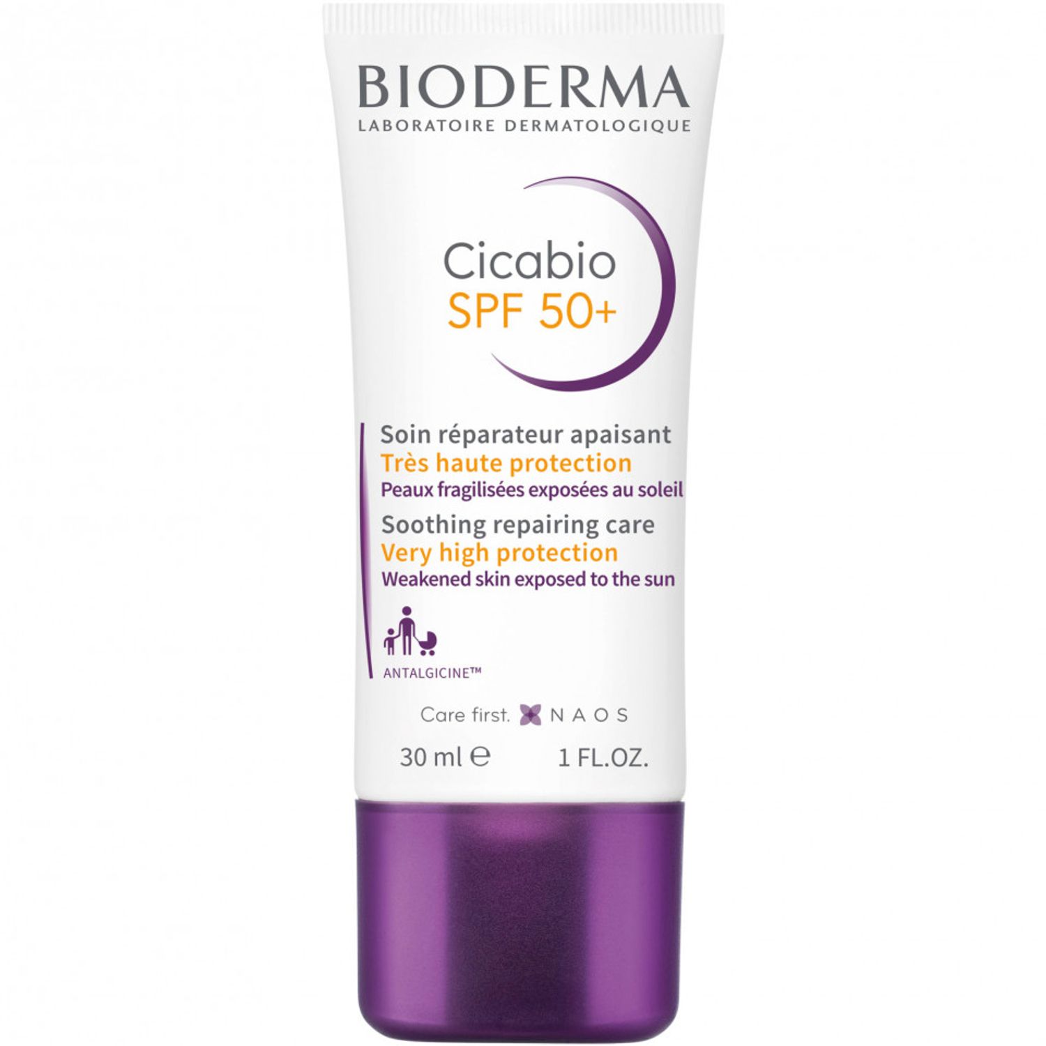 Crema pentru piele pigmentata Bioderma Cicabio, SPF 50+, 30 ml fotografia produsului