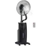 HomCom ventilator nebulizator cu telecomanda 44,5x135cm fotografia produsului