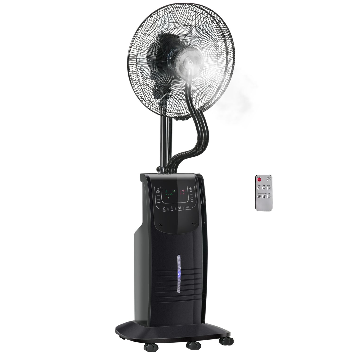 HomCom ventilator nebulizator cu telecomanda 44,5x135cm fotografia produsului