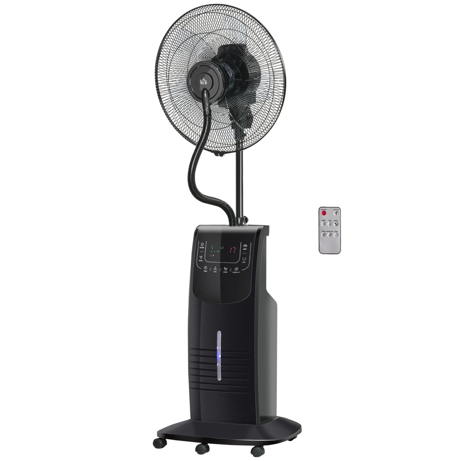 HomCom ventilator nebulizator cu telecomanda 44,5x135cm fotografia produsului View 3 L