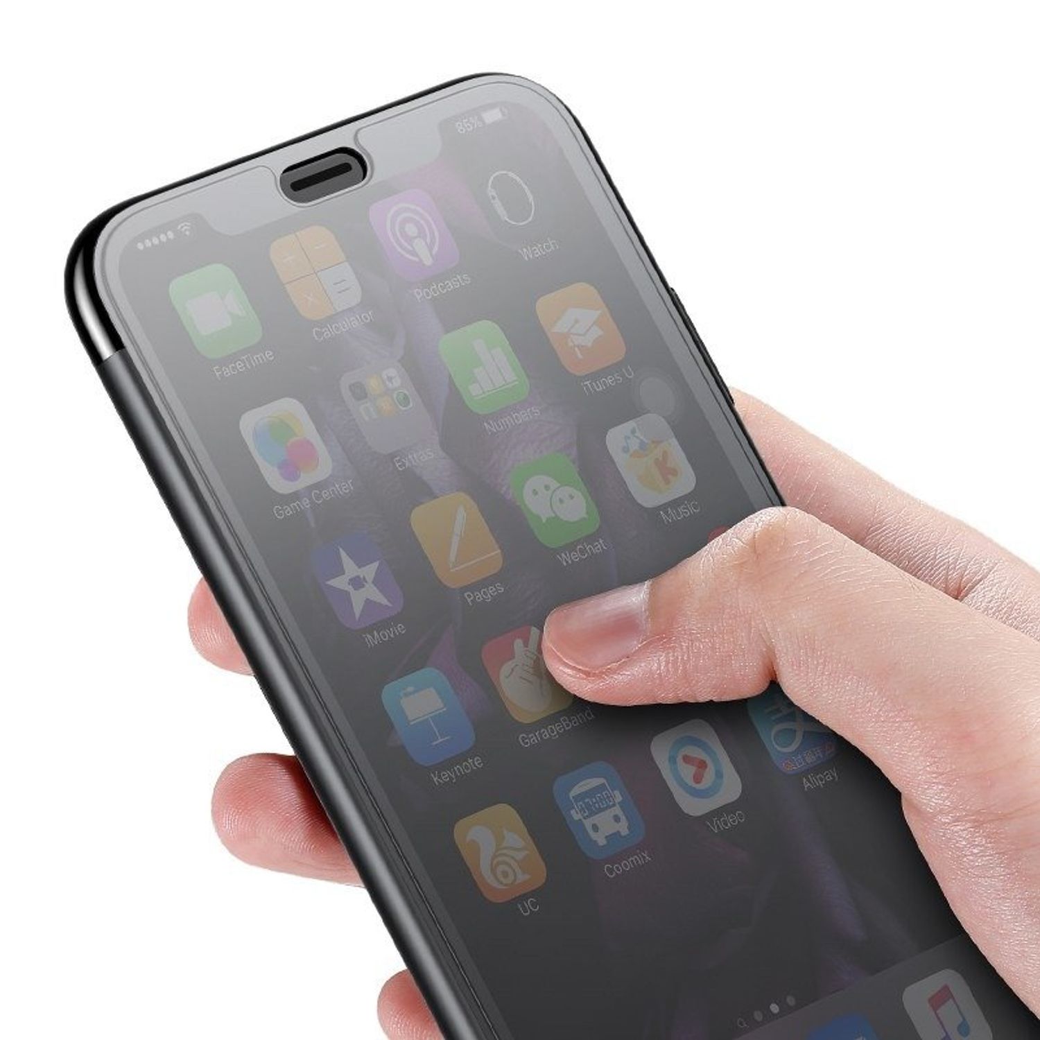 Husa pentru Apple iPhone XR, Baseus Touchable Case, Negru, 6.1 inch fotografia produsului