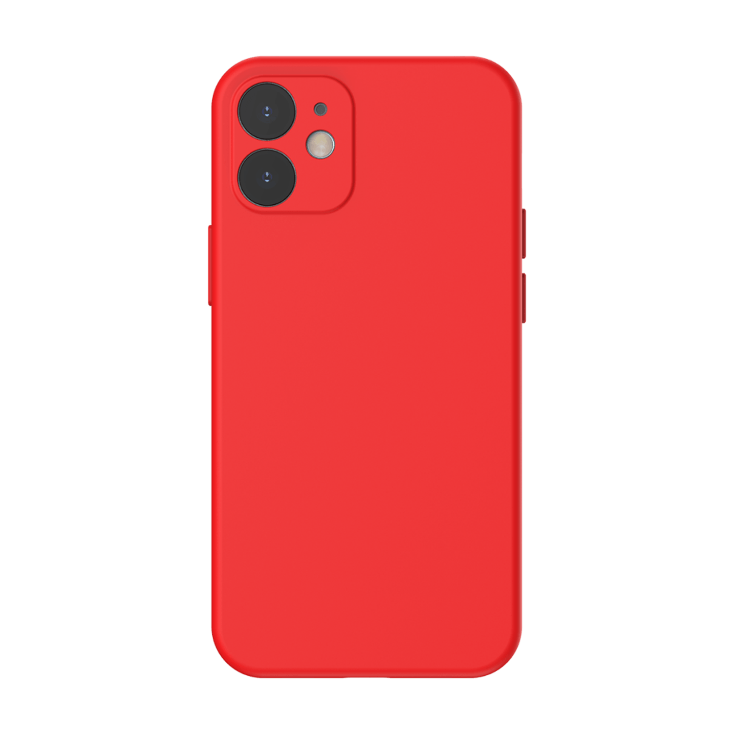 Husa pentru Apple iPhone 12 Mini, Baseus Protective Case, Silicon, Rosu, 5.4 inch fotografia produsului