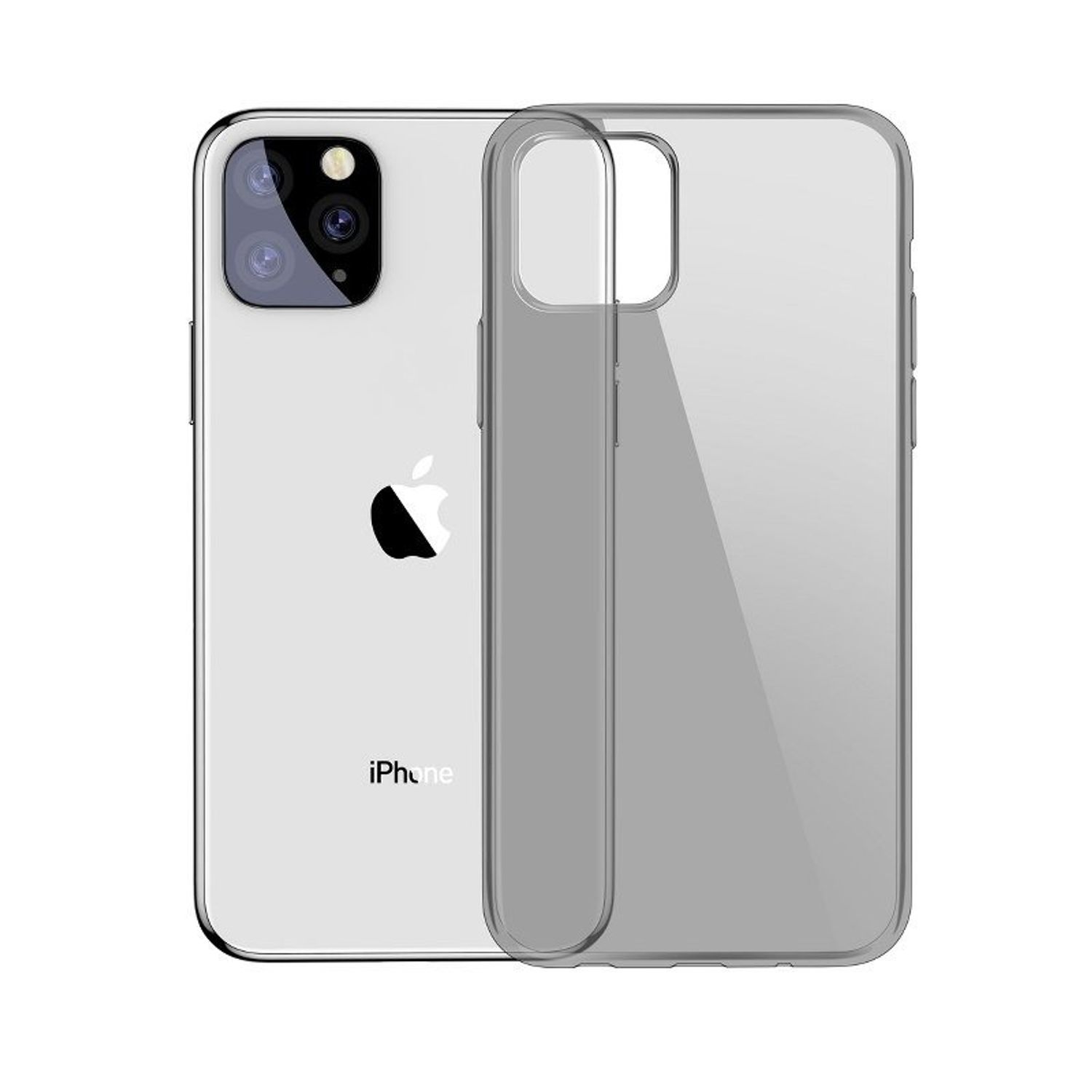 Husa Apple iPhone 11 Pro, Baseus Simplicity Series, Negru / Transparent, 5.8 inch fotografia produsului