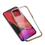 Husa Apple iPhone 11, Baseus Shining Case, Transparent / Auriu, 6.1 inch fotografia produsului