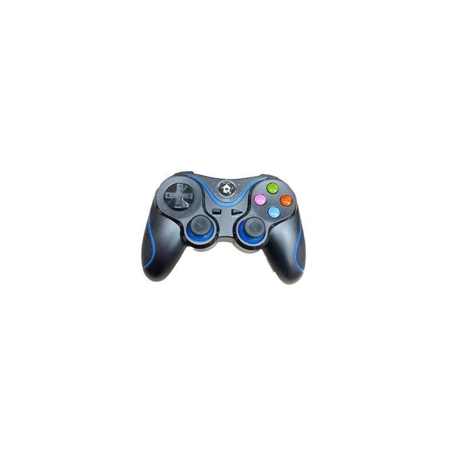 Controller Gamepad Joystick SIKS&reg; V8 Bluetooth pentru telefoane, tablete, PC, compatibil IOS, Android, Negru/ Albastru fotografia produsului View 5 L
