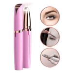 Epilator sprancene hipoalergenic SIKS®, fara durere, lumina LED, USB, roz fotografia produsului View 3 S