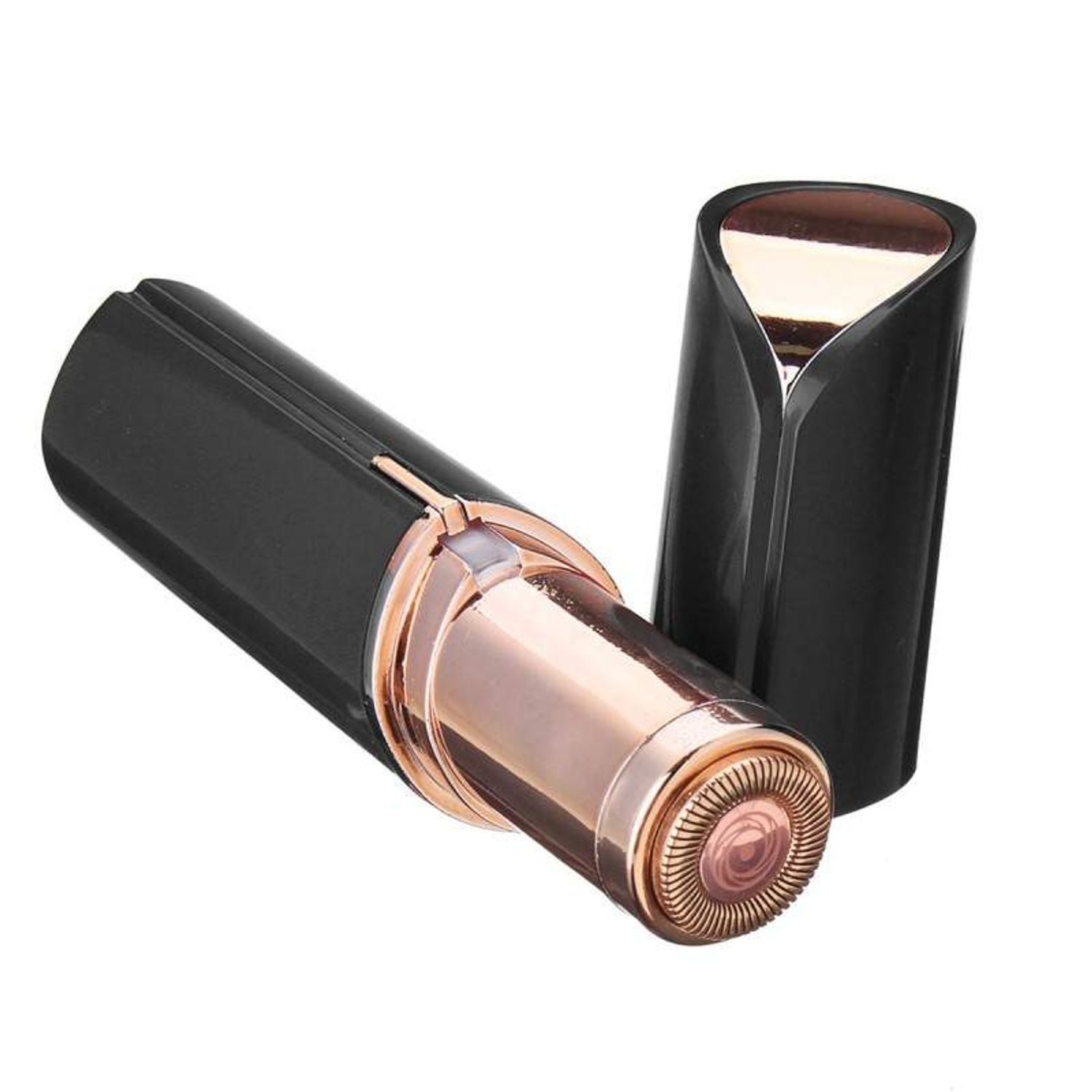 Epilator facial SIKS® portabil, portabil, cu perie de curatare, 1 x baterie AA, negru fotografia produsului View 4 L