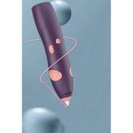 Creion pentru Desene 3D SIKS, Graffiti, Pictura, Incarcare USB, Rezerve Filament Incluse, Viteza Reglabila, Mov fotografia produsului View 3 S