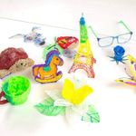 Creion pentru Desene 3D SIKS, Graffiti, Pictura, Incarcare USB, Rezerve Filament Incluse, Viteza Reglabila, Mov fotografia produsului View 5 S