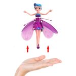 Papusa Tip Zana Zburatorare SIKS, Senzor Pentru Coordonarea Miscarilor, Incarcare USB, Dimensiuni 19x6.5 cm, Mov fotografia produsului View 3 S