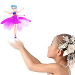 Papusa Tip Zana Zburatorare SIKS, Senzor Pentru Coordonarea Miscarilor, Incarcare USB, Dimensiuni 19x6.5 cm, Mov fotografia produsului View 4 S