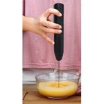 Mixer Spumator de Lapte SIKS, 2 Teluri Interschimbabile, Alimentare USB, Negru fotografia produsului View 5 S