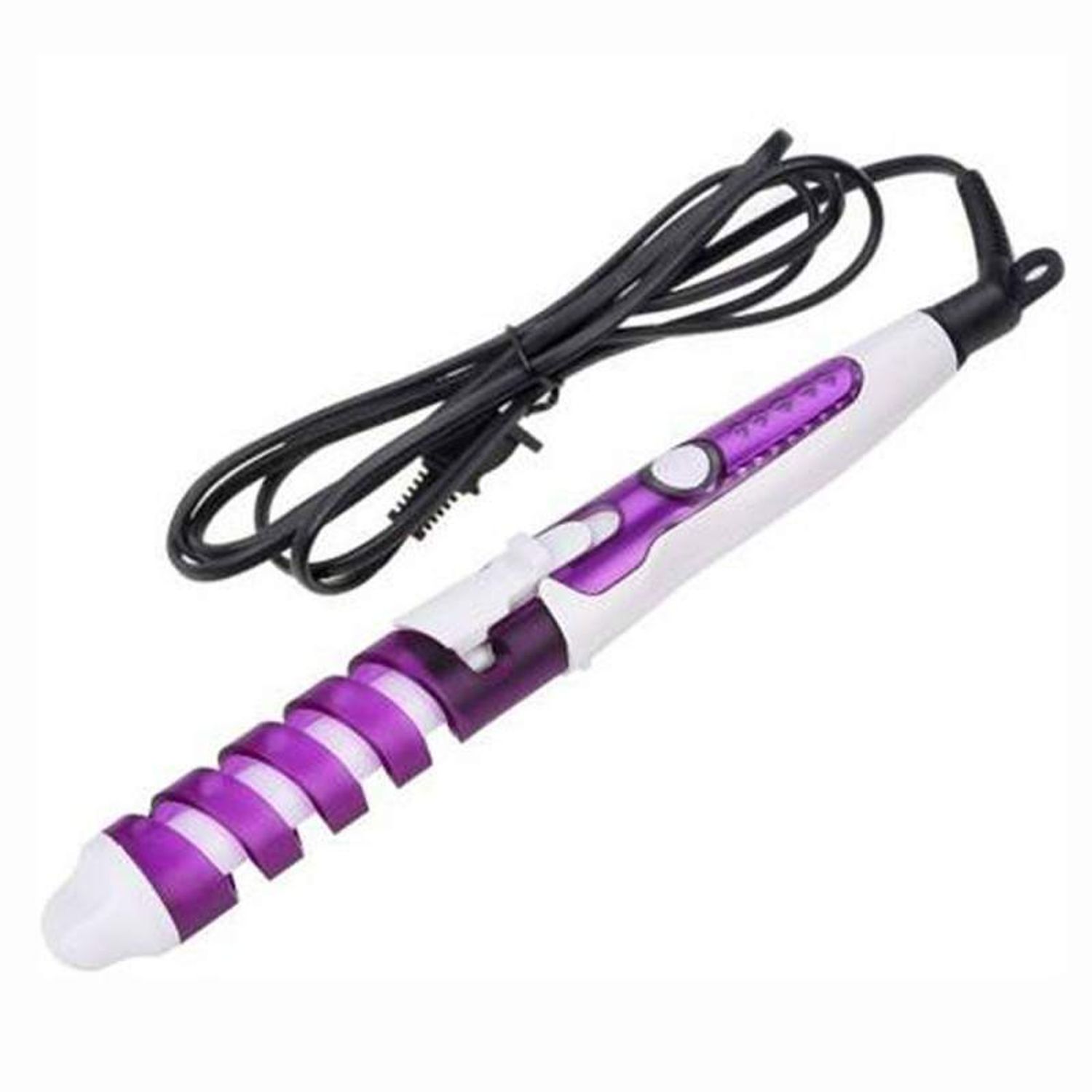 Ondulator ceramic SIKS&reg; pentru bucle, design ergonomic, mov fotografia produsului View 2 L