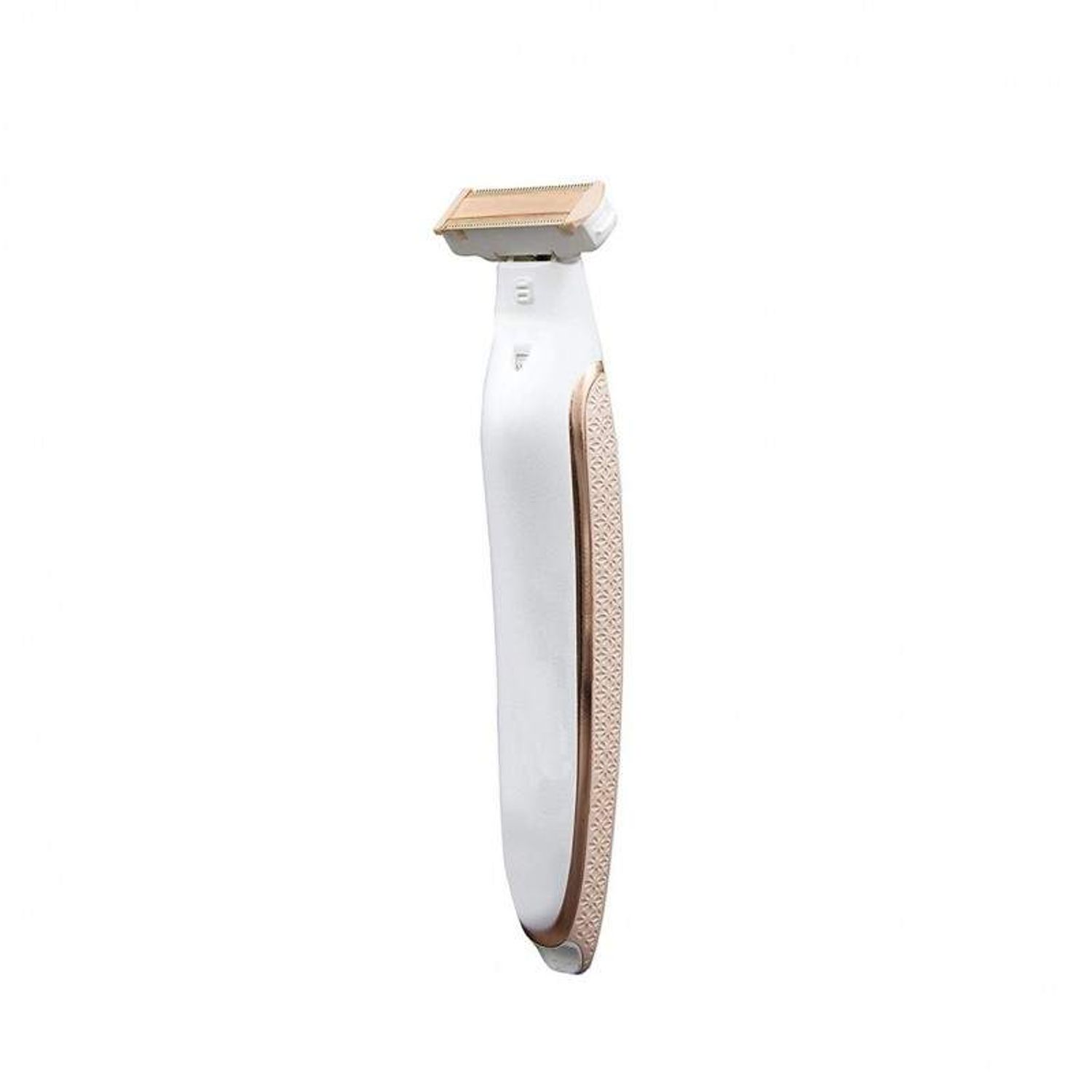 Epilator hipoalergenic SIKS&reg; Corporal cu led si 4 capete de schimb, alb fotografia produsului