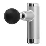 Aparat de masaj SIKS, 5V, pistol relaxare muschi portabil, anticelulita, 4 trepte de viteza,  cu acumulator, Gri fotografia produsului View 2 S