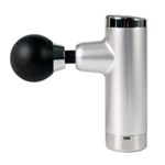 Aparat de masaj SIKS, 5V, pistol relaxare muschi portabil, anticelulita, 4 trepte de viteza,  cu acumulator, Gri fotografia produsului