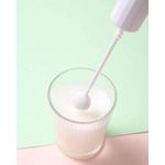 Mixer Spumator de Lapte SIKS, 2 Teluri Interschimbabile, Alimentare  2 x Baterie AA, Alb fotografia produsului View 4 S
