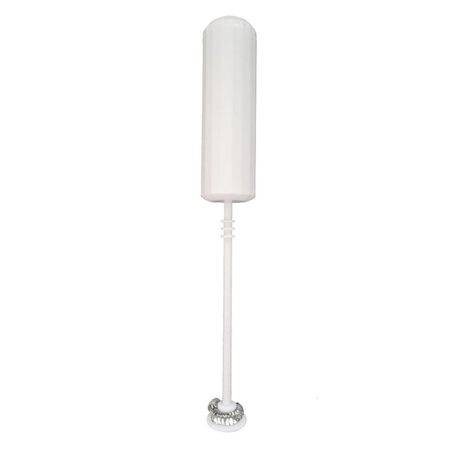 Mixer Spumator de Lapte SIKS, 2 Teluri Interschimbabile, Alimentare  2 x Baterie AA, Alb fotografia produsului