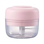 Mini blender electric SIKS&reg;, tocator pentru usturoi, legume, roz, 100ml fotografia produsului