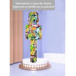 Microfon Wireless Karaoke SIKS, LY100, M4, Pentru Copii, Model Grafitti, IOS, Android, Tableta, PC, Bluetooth, USB fotografia produsului View 2 S