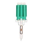 Ondulator Ceramic SIKS cu Trei Elementi Ceramici, Incalzire 28 secunde, Alb/Verde fotografia produsului