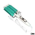Ondulator Ceramic SIKS cu Trei Elementi Ceramici, Incalzire 28 secunde, Alb/Verde fotografia produsului View 2 S