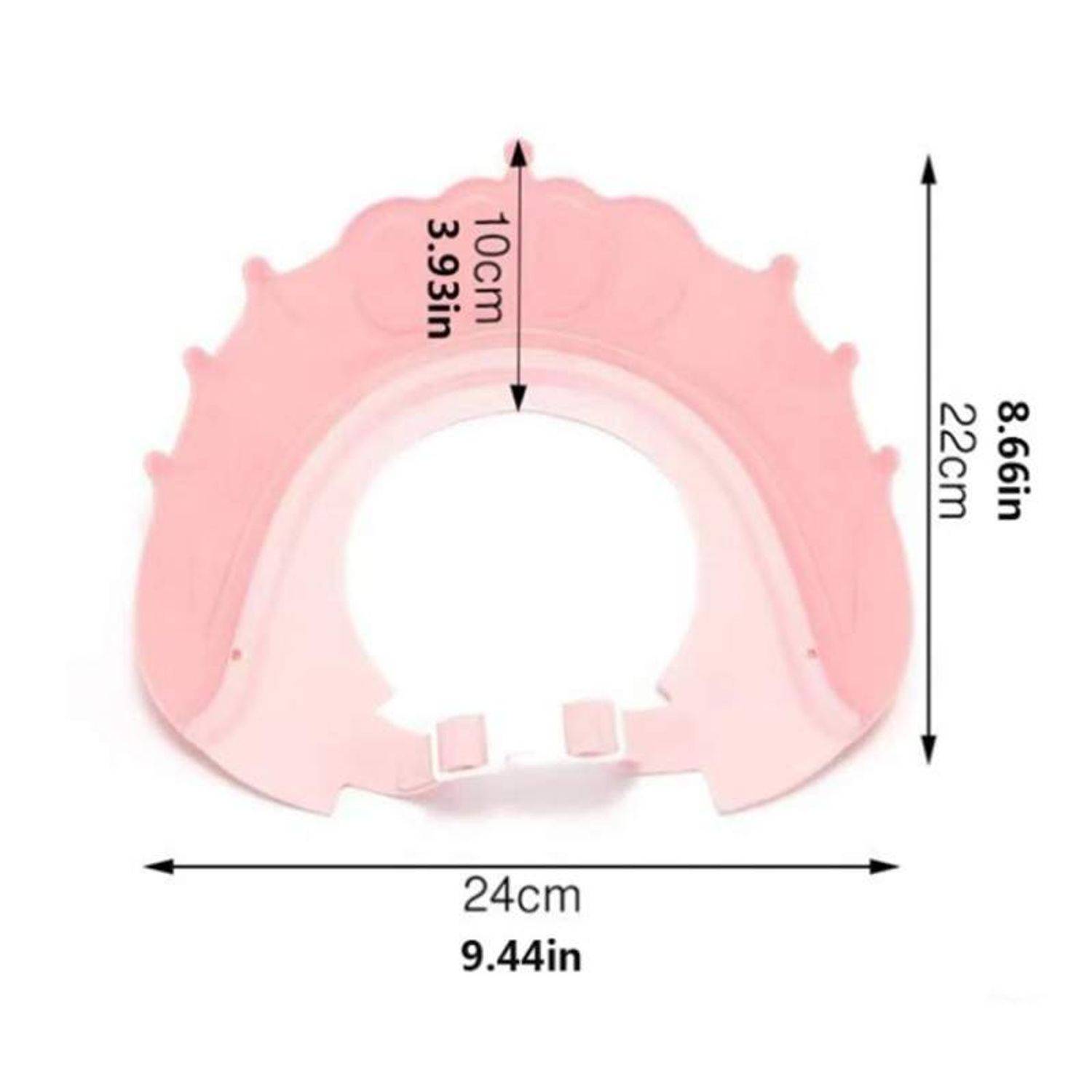 Casca De Protectie SIKS Pentru Cap, Ochi Si Urechi Pentru Baie Bebelusi, Reglabila, Silicon/Plastic, Roz fotografia produsului View 5 L