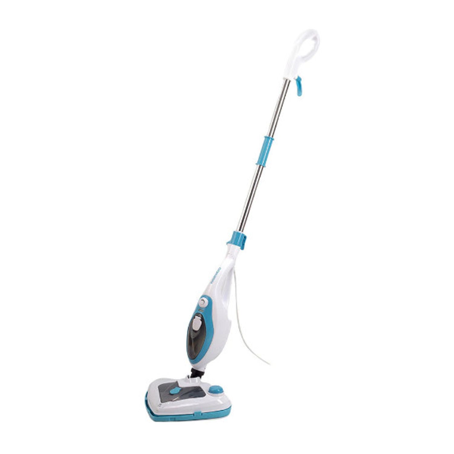 Mop cu aburi Daewoo DMO160, 1500 W, 0.4 L, recipient detergent, accesorii incluse, Alb fotografia produsului