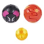 Set 3 figurine Bakugan Evolutions Nanogan Brawl Pack, Ryerazu, Cimoga si Sledge, 6 cm fotografia produsului View 2 S