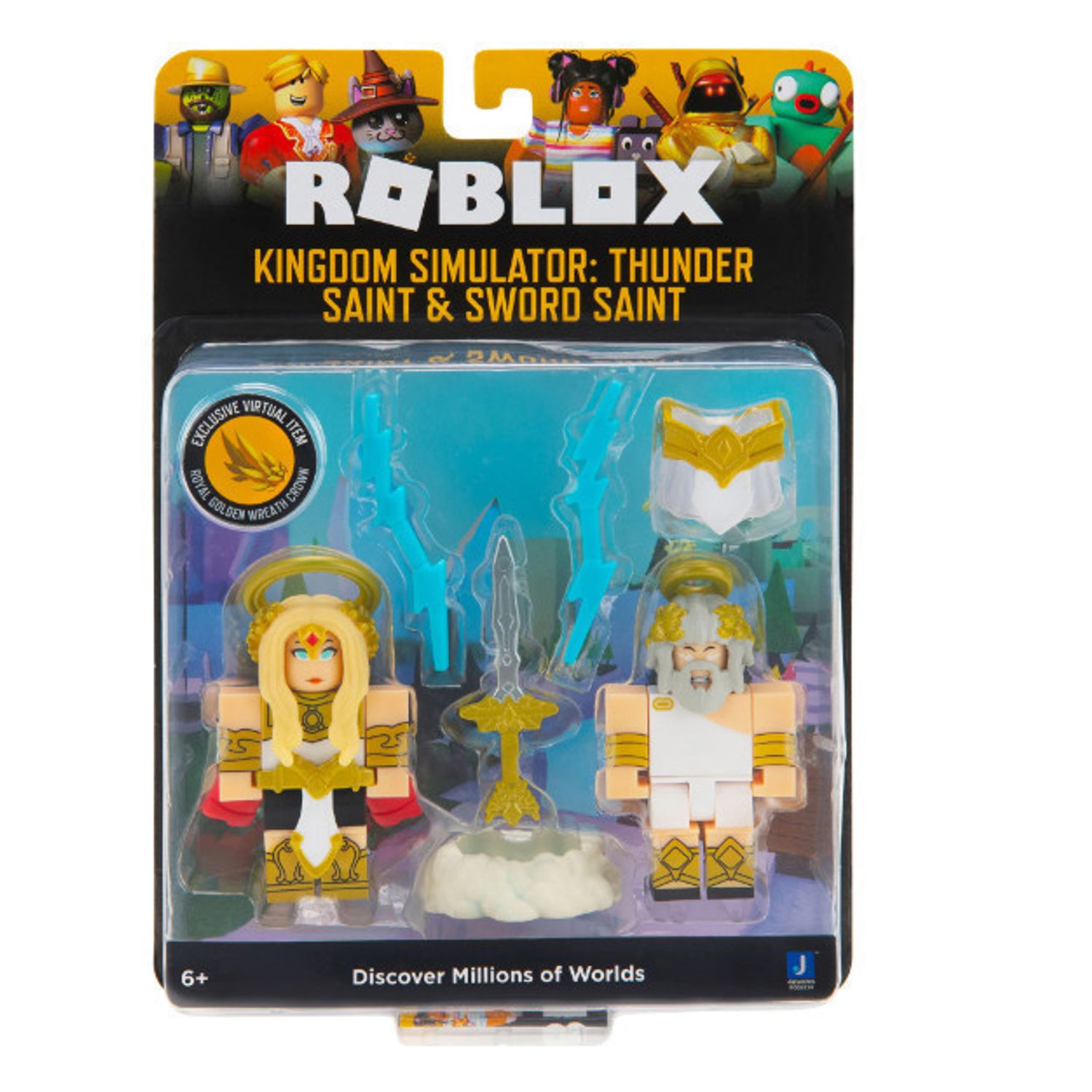 Set de joaca Roblox - Celebrity, Kingdom Simulator, Thunder Saint & Sword Saint S8 fotografia produsului