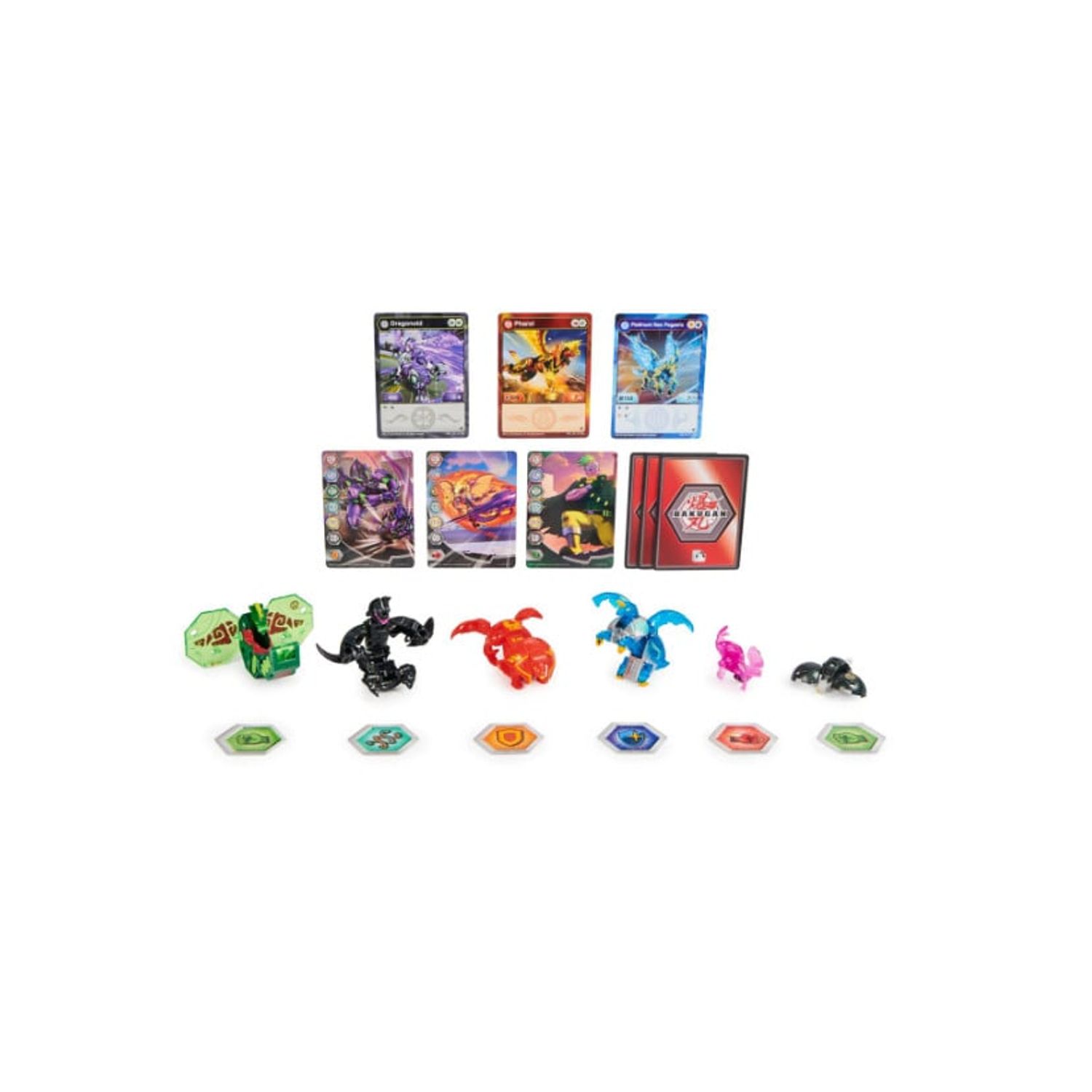 Set 4 Figurine Bakugan Evolutions Battle Strike Pack, Neo Pegatrix si Sky Horse fotografia produsului View 3 L